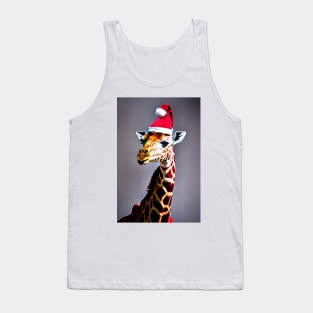 Christmas Giraffe (Christmas Animals) Tank Top